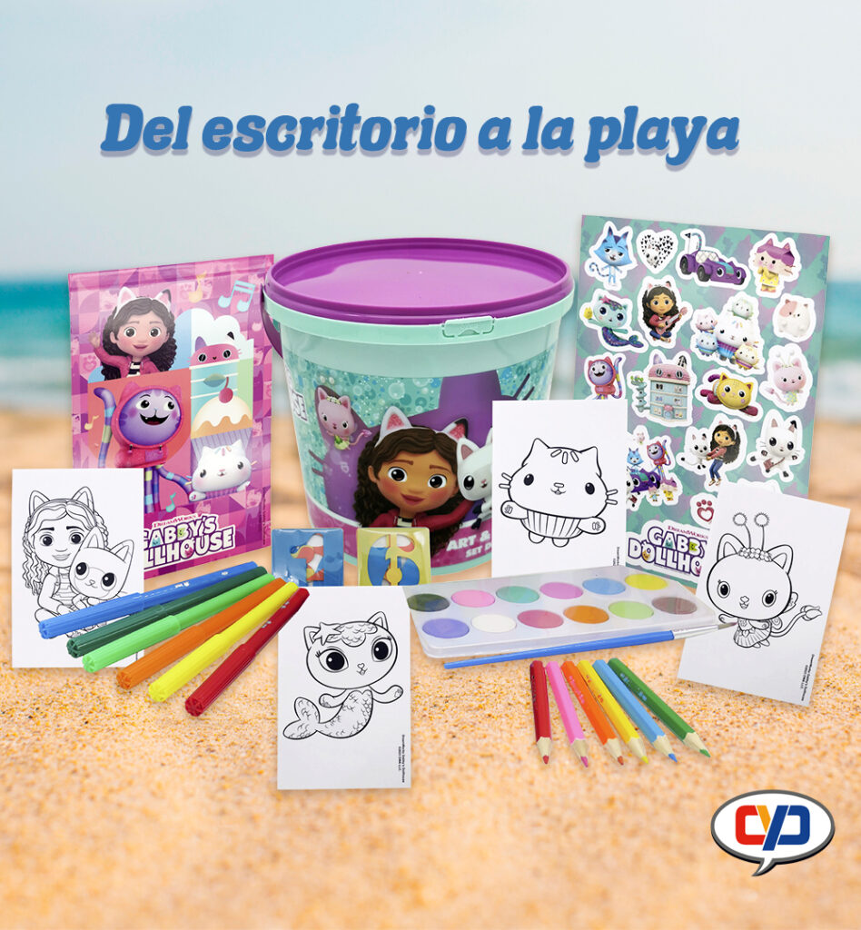 Gabby's Dollhouse stationery set