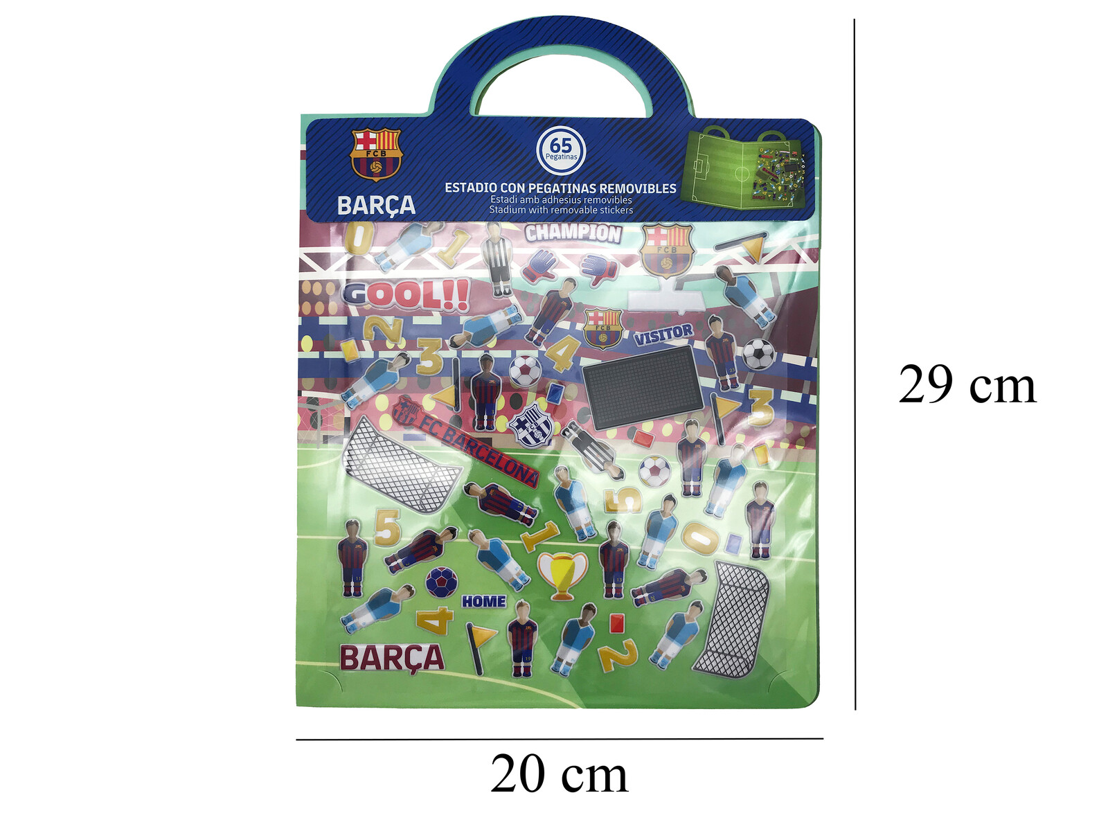 FC Barcelona Libro de Pegatinas Estadio 3D Reutilizables