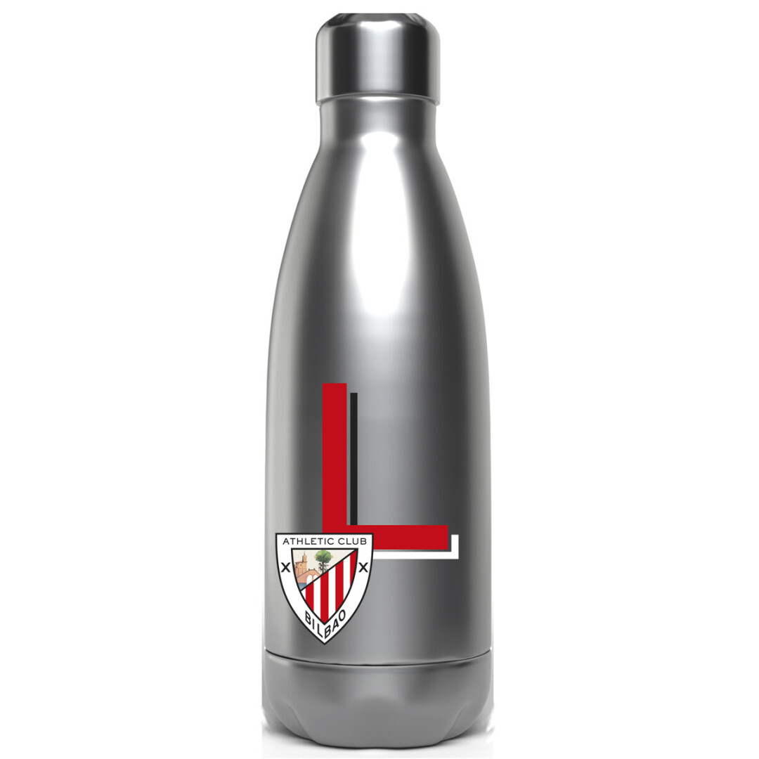 Athletic Club Botella Personalizable de Acero 550ml Letra L