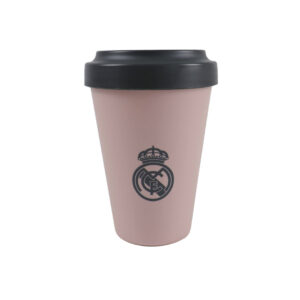 Real Madrid Vaso Para Llevar Rosa Empolvado
