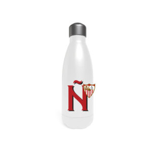 Sevilla Botella Personalizable Blanca de Acero 550ml Letra Ñ