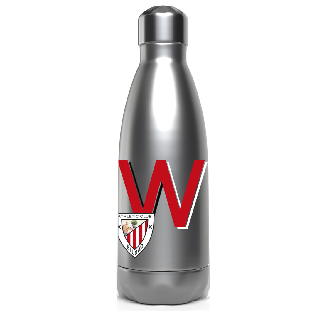 Athletic Club Botella Personalizable de Acero 550ml Letra W