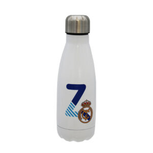 Real Madrid Botella Personalizable Blanca de Acero 550ml Letra Z