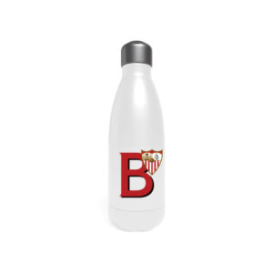 Sevilla Botella Personalizable Blanca de Acero 550ml Letra B