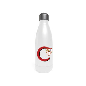Sevilla Botella Personalizable Blanca de Acero 550ml Letra C