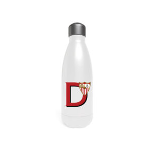 Sevilla Botella Personalizable Blanca de Acero 550ml Letra D