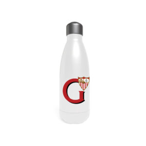 Sevilla Botella Personalizable Blanca de Acero 550ml Letra G