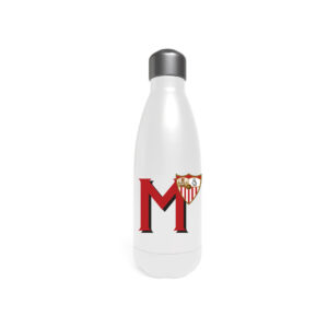 Sevilla Botella Personalizable Blanca de Acero 550ml Letra M