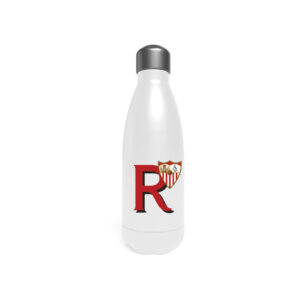 Sevilla Botella Personalizable Blanca de Acero 550ml Letra R