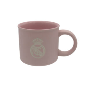 Real Madrid Taza Jumbo Rosa Grabada en Caja