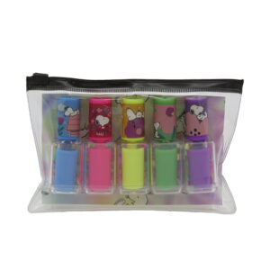 Snoopy Set de 5 Marcadores con forma de pintauñas
