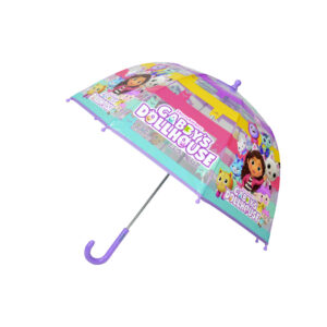 Gabby Paraguas Manual Infantil Transparente Burbuja 48 cm