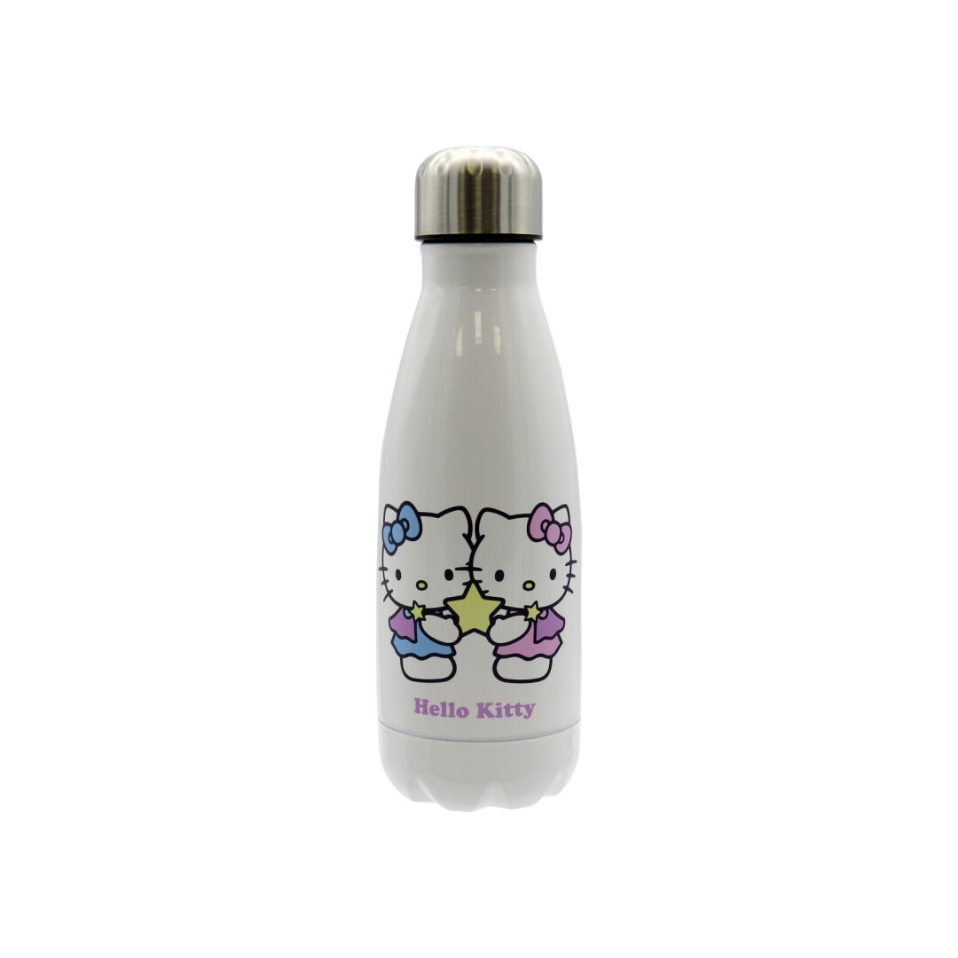 Sanrio Hello Kitty Botella Personalizable de Acero 550ml Geminis