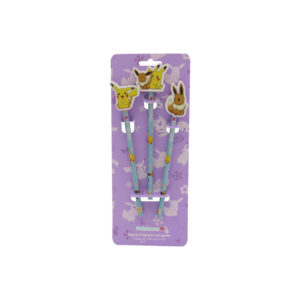 Pokémon Set de 3 lapices con goma decorada Colección Flowers