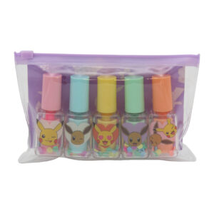Pokémon Set de 5 Marcadores con Forma de Pintauñas Colección Flowers