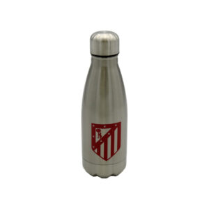 Atlético de Madrid Botella Plateada de Acero 550ml