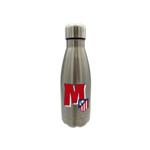 Atlético de Madrid Botella Personalizable de Acero 550ml Letra M