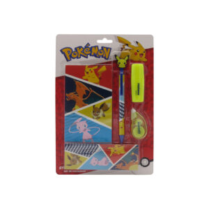 Pokémon Set de Papelería con Block de Notas