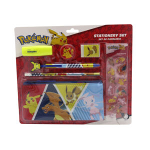 Pokémon Set de Papelería con Pegatinas