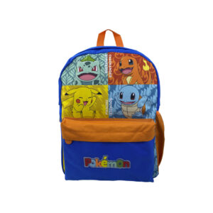 Pokémon Kanto Starters Mochila Juvenil Adaptable a Trolley