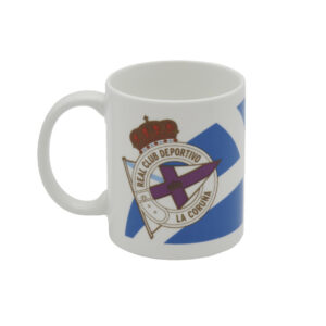 Deportivo de la Coruña Taza Cerámica Escudo Color