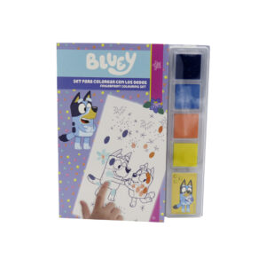 Bluey Set de Colorear con Dedos