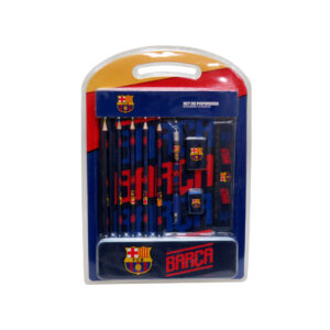 FCBarcelona Set de Papelería con Estuche de Metal