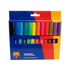 FCBarcelona 12 Rotuladores de Colores