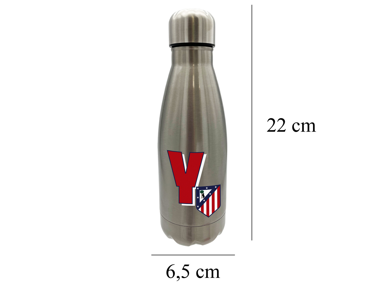 Atlético de Madrid Botella Personalizable de Acero 550ml Letra Y