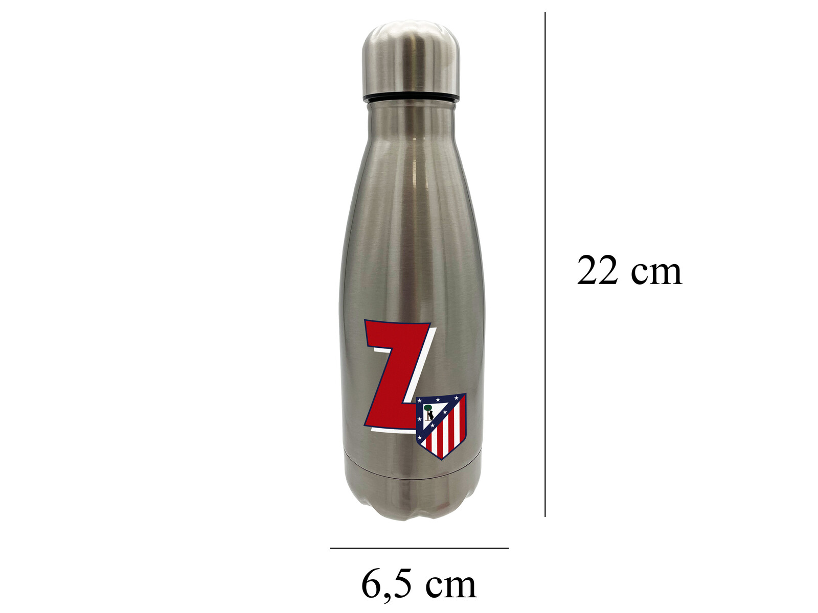 Atlético de Madrid Botella Personalizable de Acero 550ml Letra Z