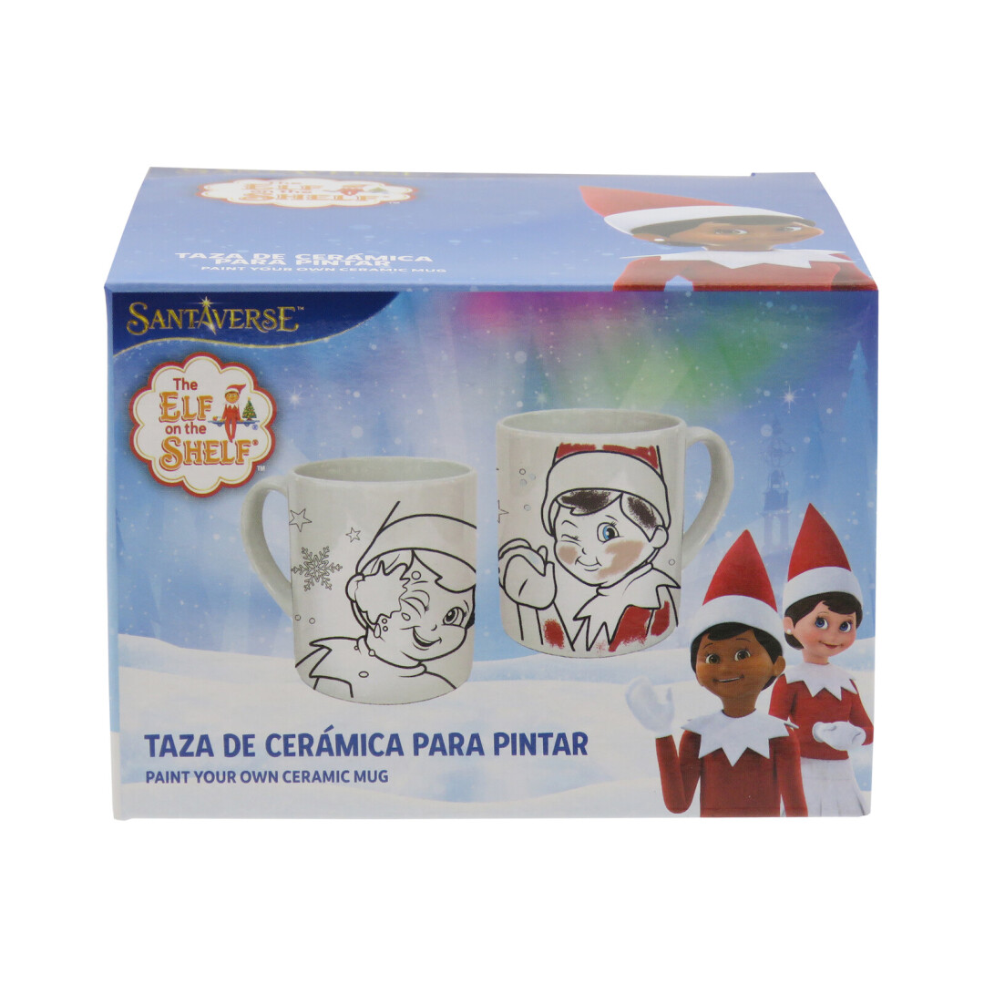 The Elf On The Shelf Taza de Cerámica para Pintar