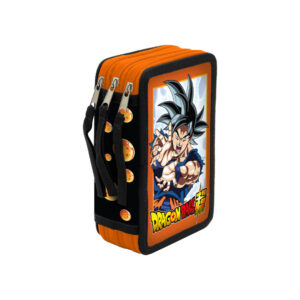 Dragon Ball Plumier 3 Pisos con Material Escolar