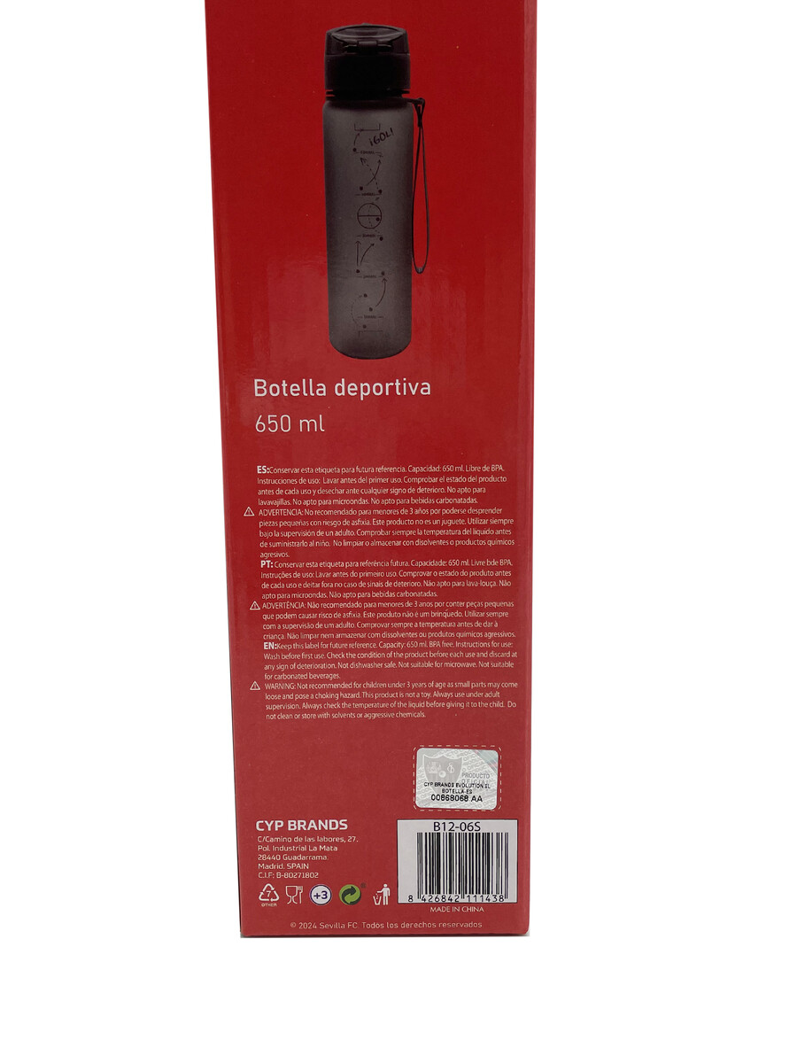 Sevilla F.C Botella Deportiva 650 ml