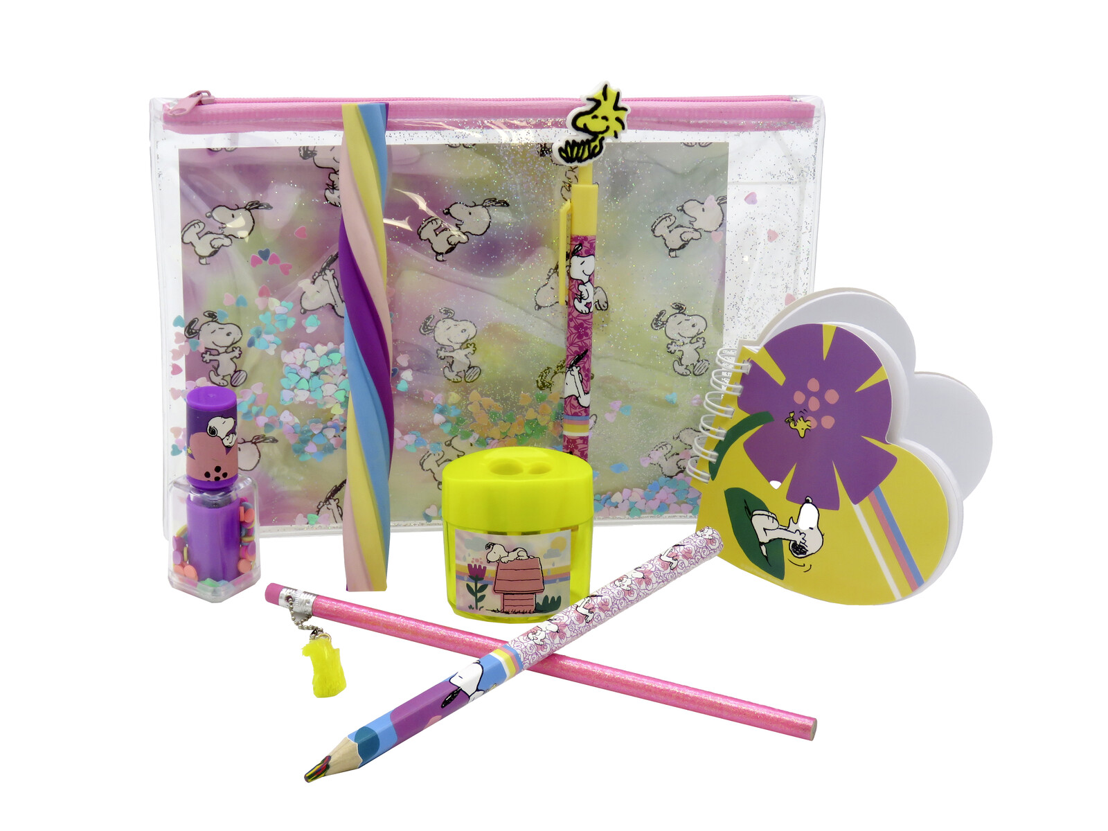 Snoopy Set Portatodo Jumbo con Accesorios de Papelería
