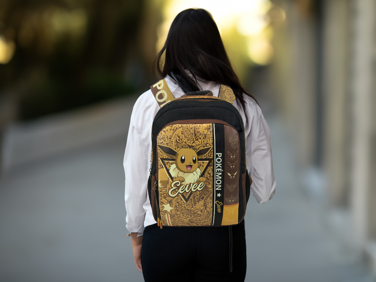 Pokémon Mochila Escolar - Eevee