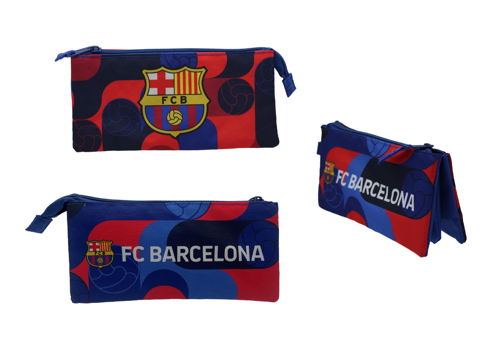FCBarcelona Set de Papelería Portatodo Triple