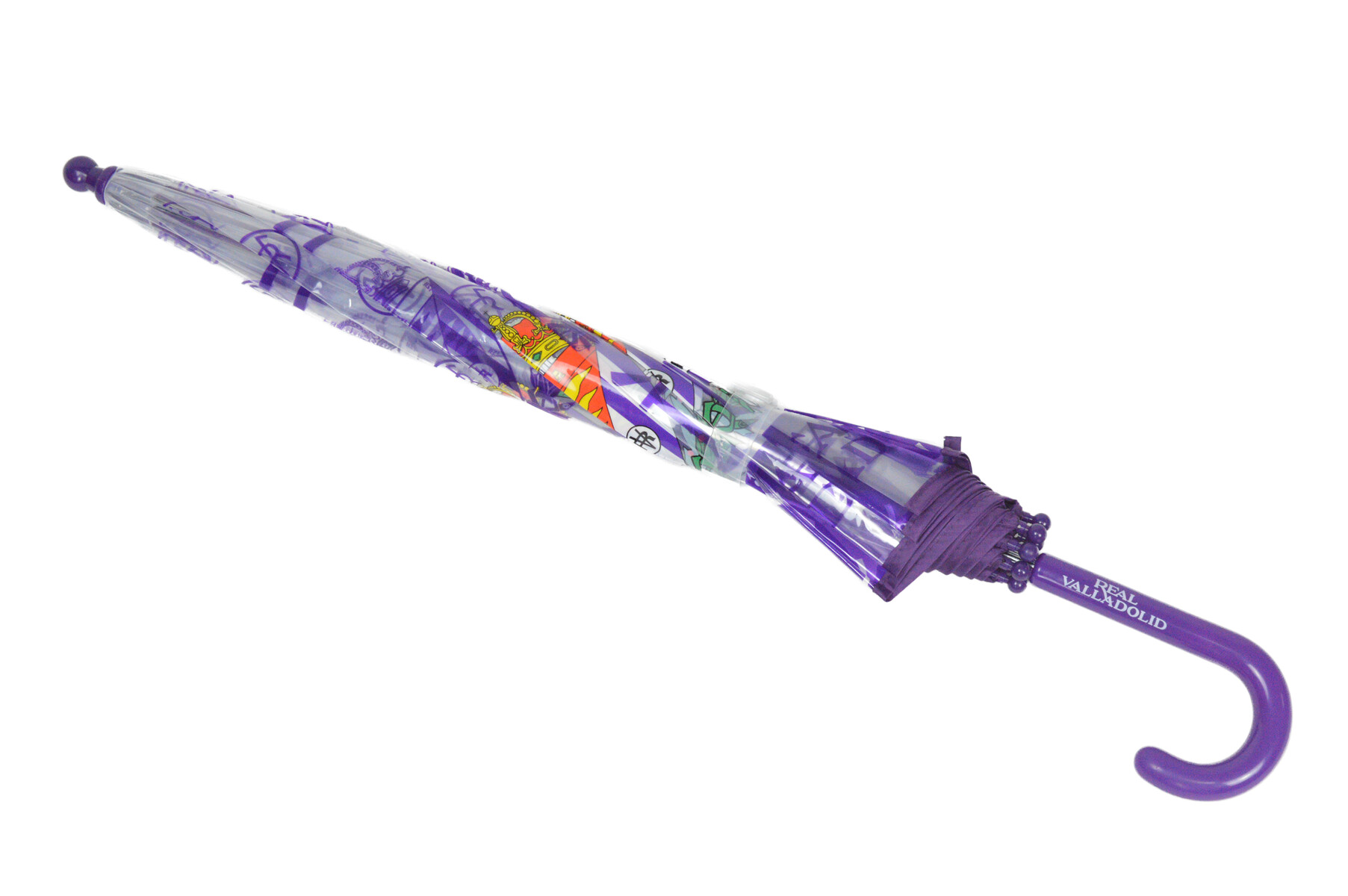 Real Valladolid Paraguas Manual Infantil Transp. Burbuja 48 cm