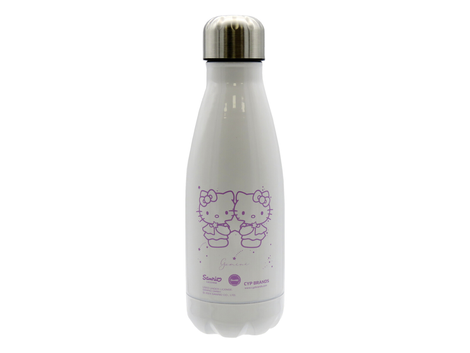Sanrio Hello Kitty Botella Personalizable de Acero 550ml Geminis
