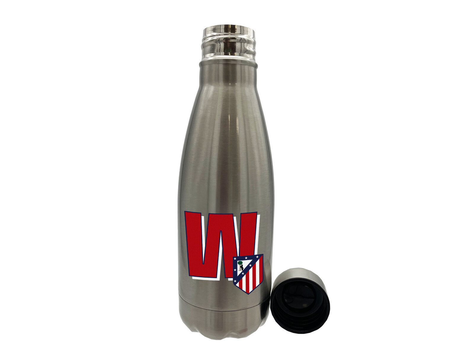 Atlético de Madrid Botella Personalizable de Acero 550ml Letra W
