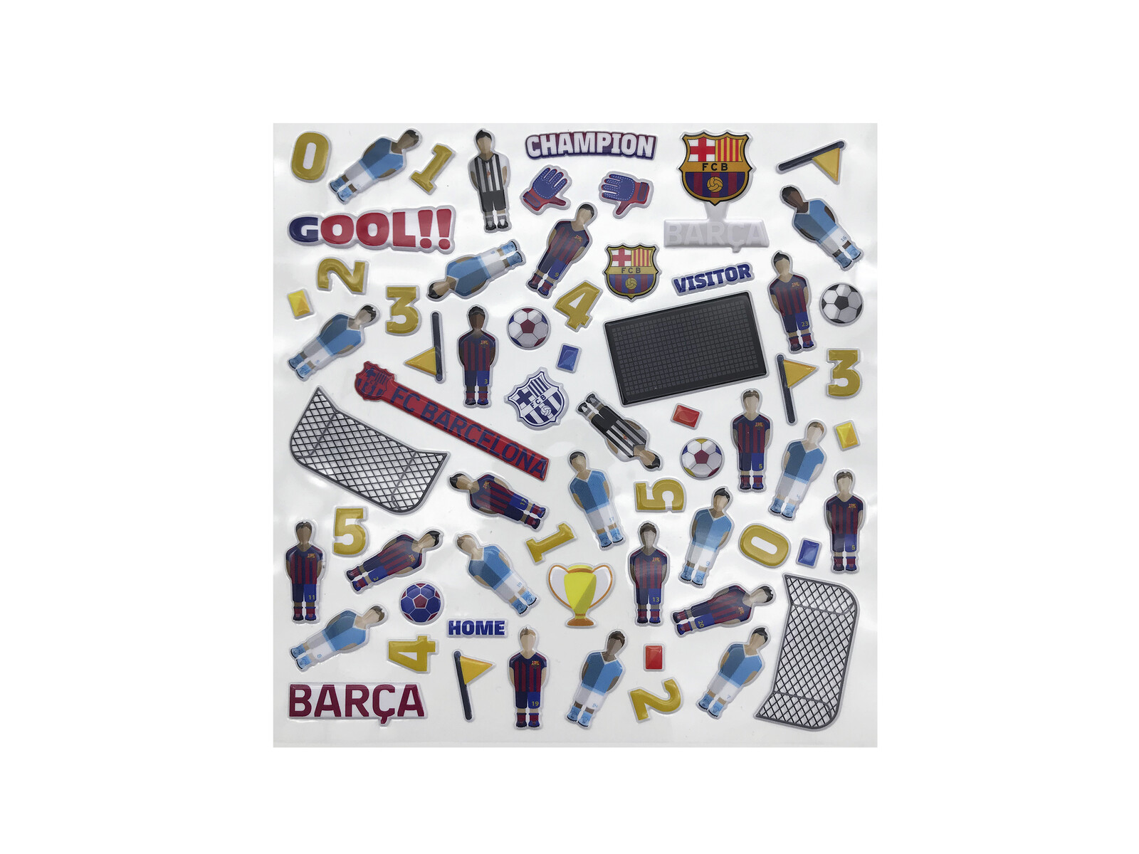 FC Barcelona Libro de Pegatinas Estadio 3D Reutilizables