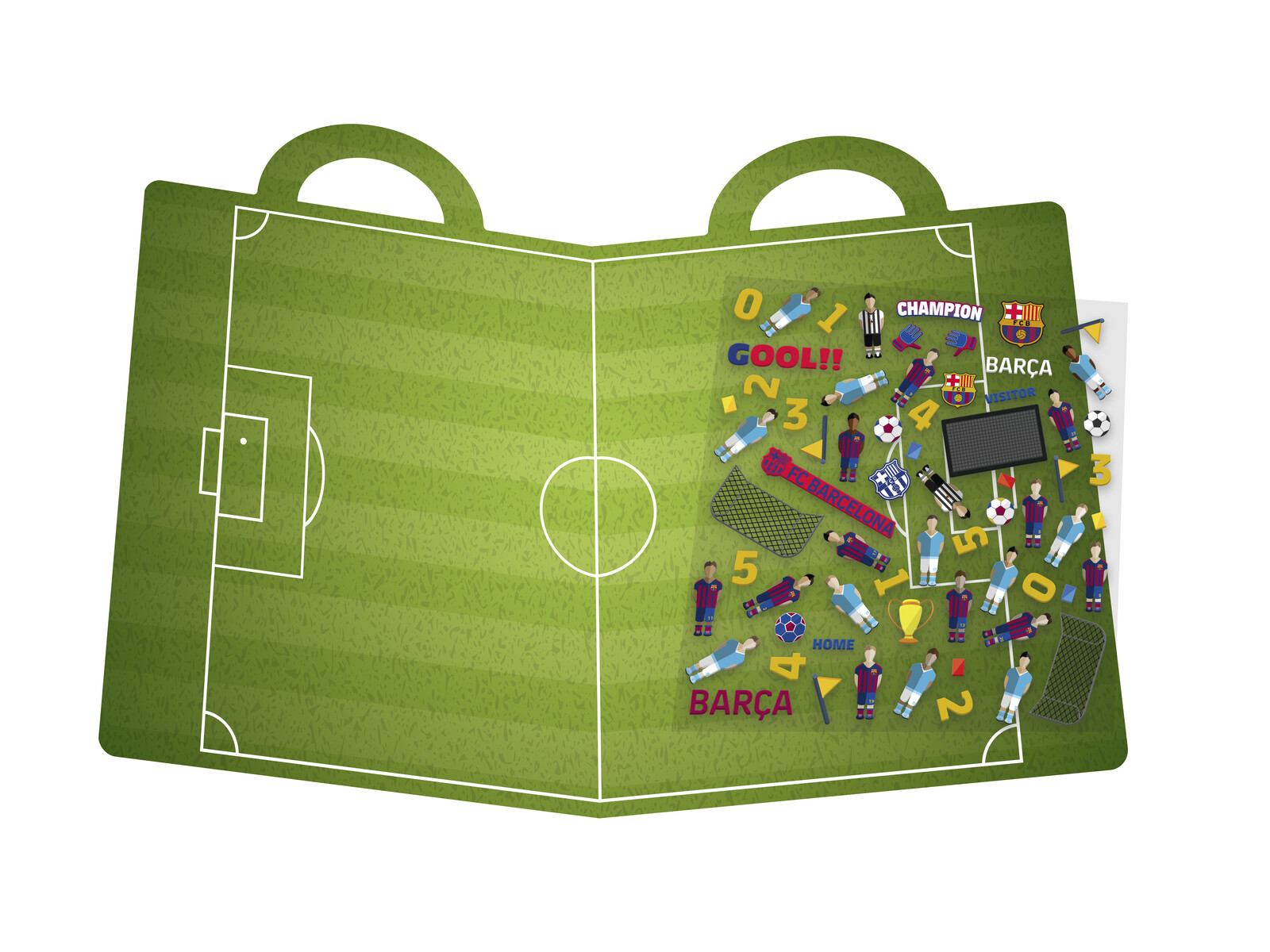 FC Barcelona Libro de Pegatinas Estadio 3D Reutilizables