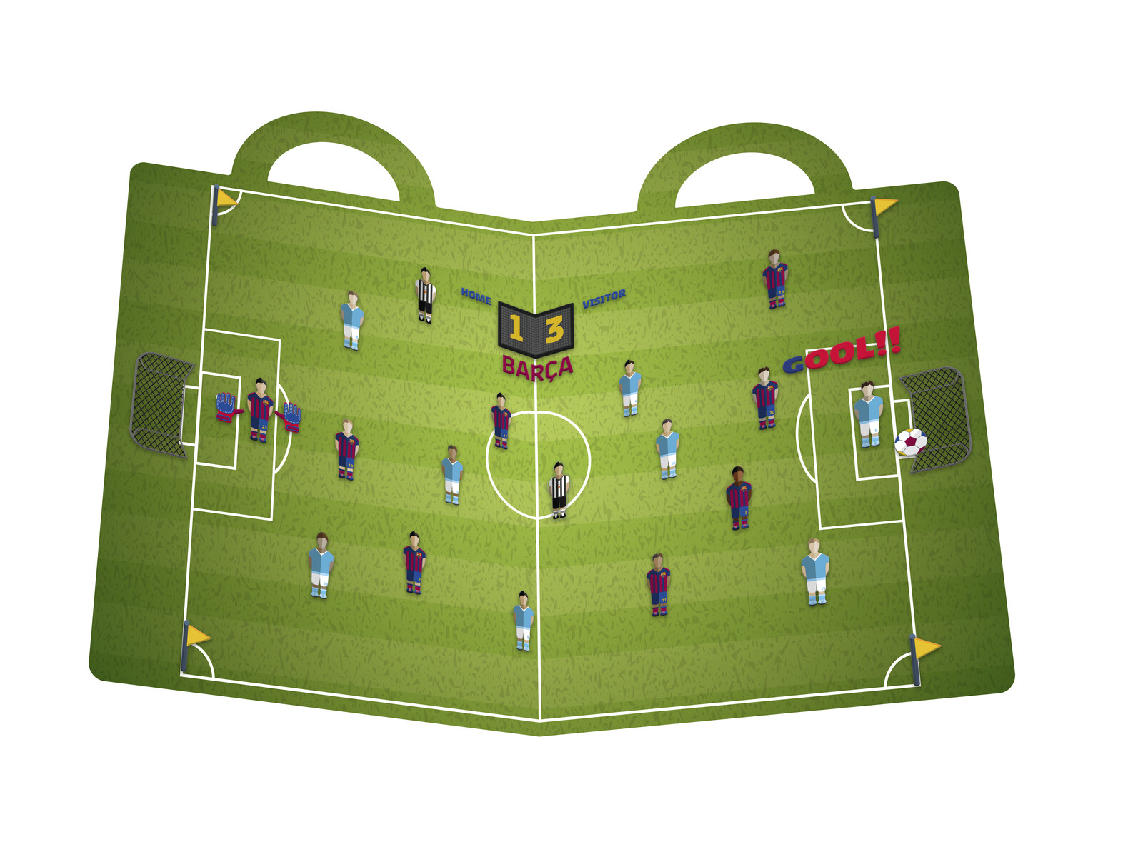 FC Barcelona Libro de Pegatinas Estadio 3D Reutilizables