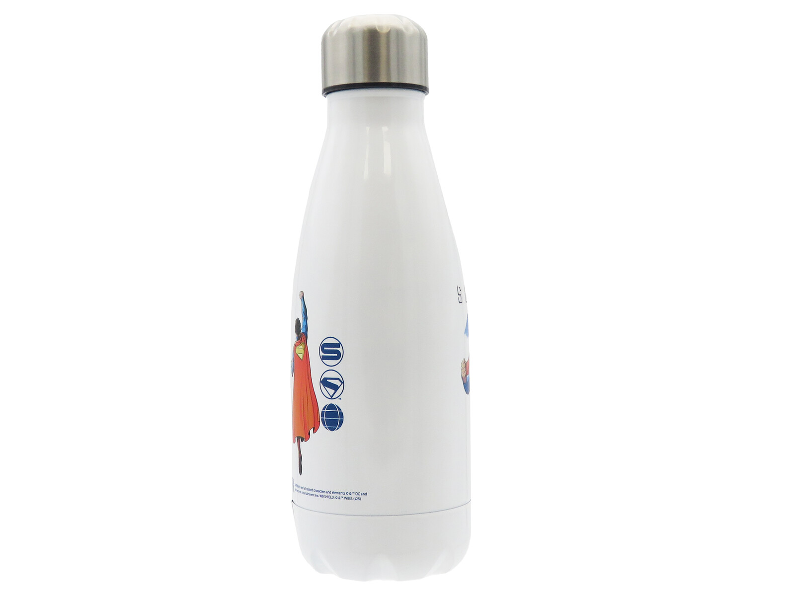 Superman Botella Blanca de Acero 550ml