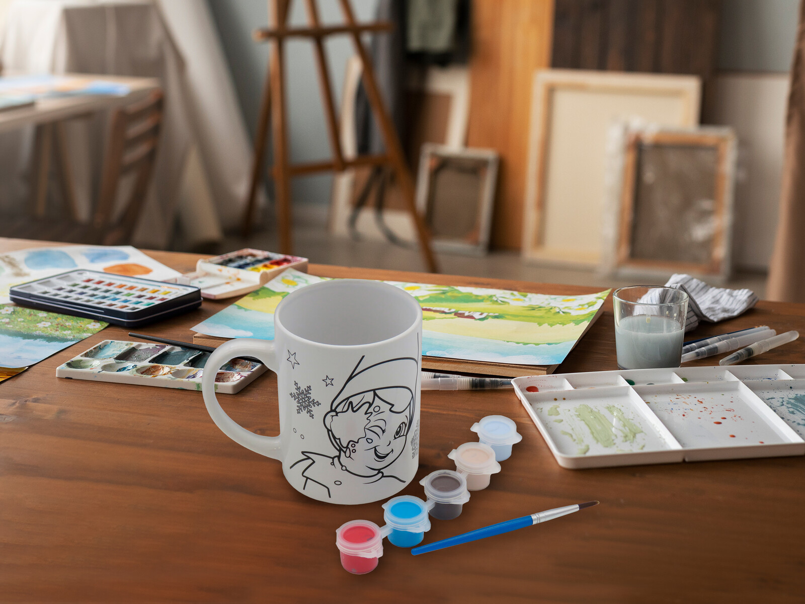 The Elf On The Shelf Taza de Cerámica para Pintar