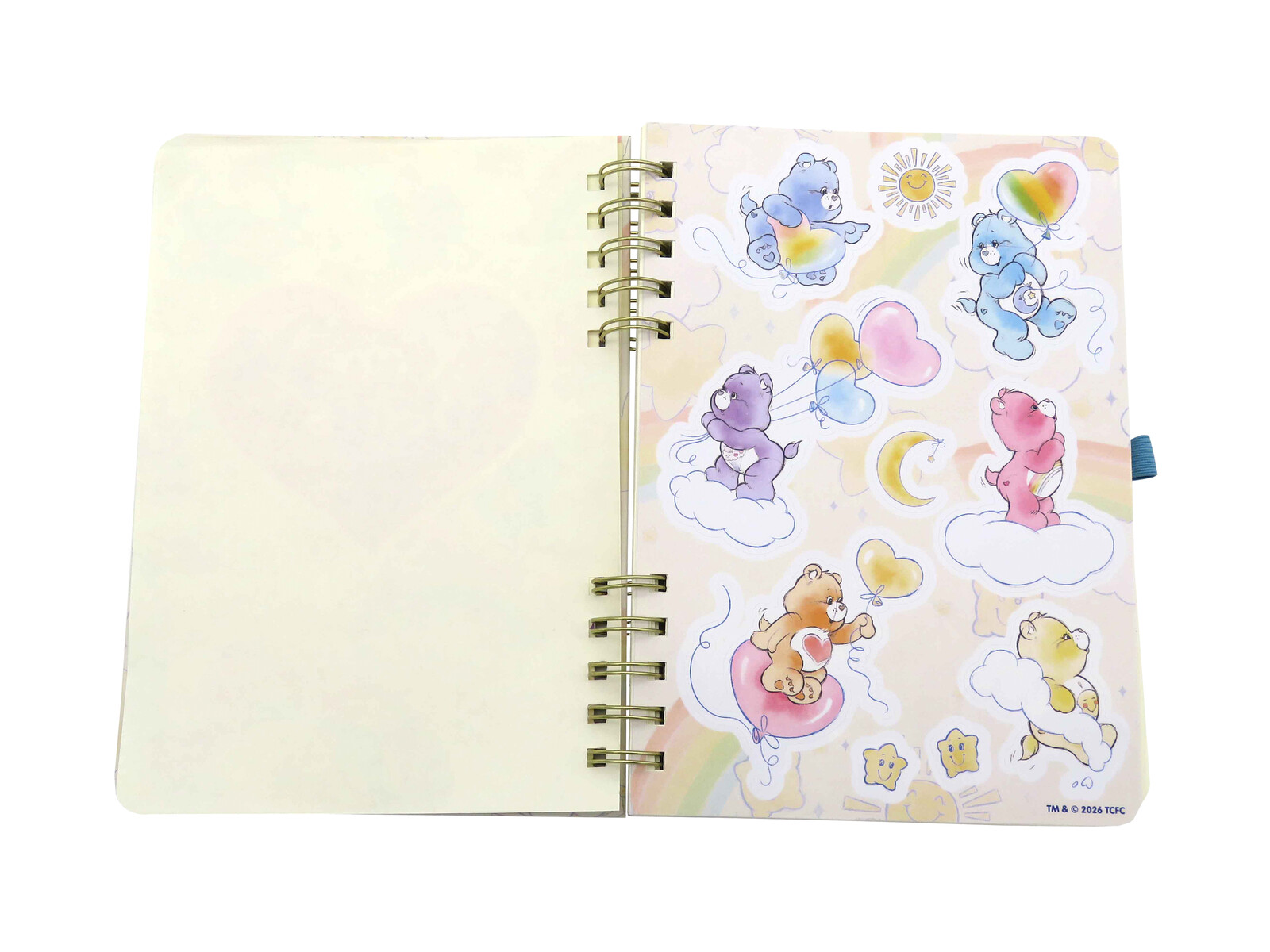 Care Bears Cuaderno A5 con Pegatinas y Boligrafo