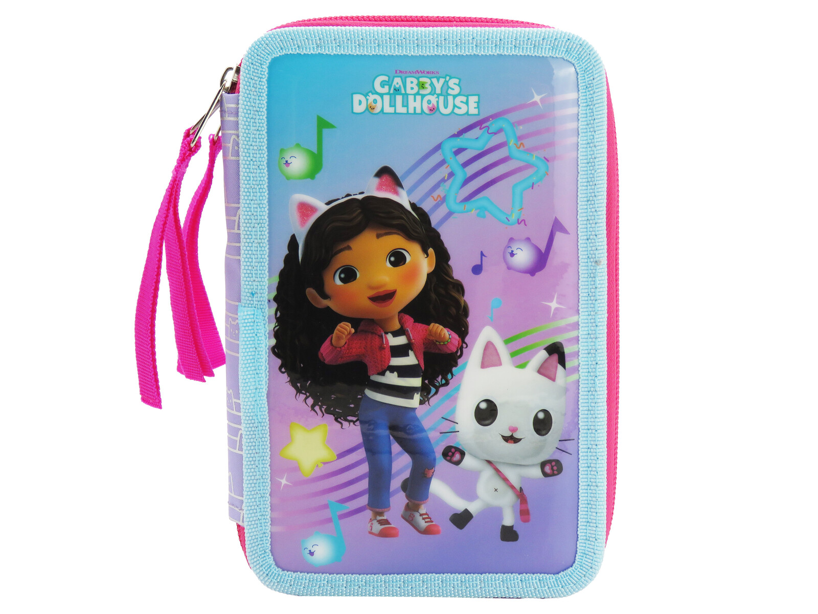 Gabby Plumier 3 Pisos con Material Escolar- Karaoke