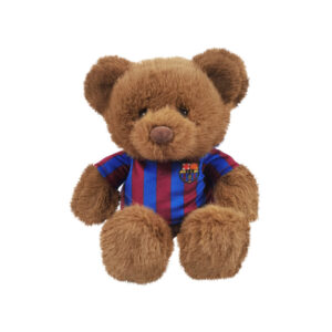 FC Barcelona Peluche Osito Marrón 20cm con Camiseta
