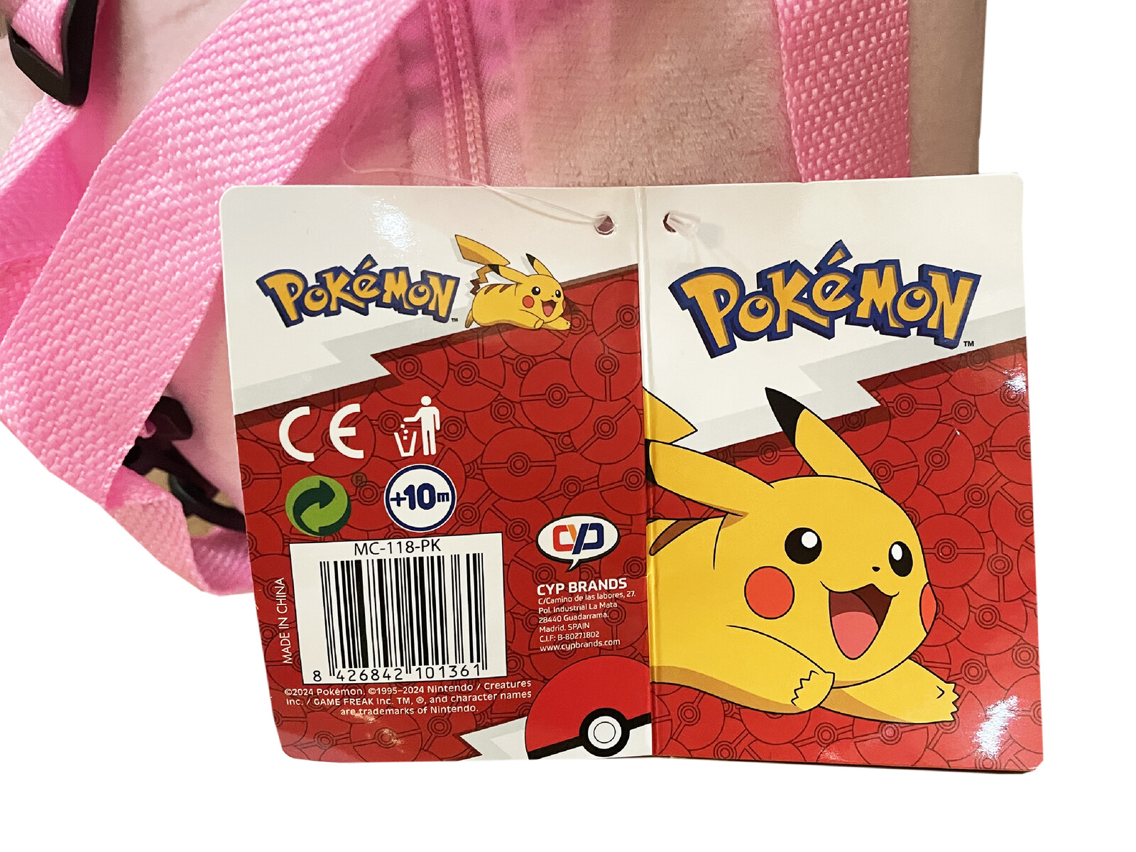 Pokémon Mochila Peluche Jigglypuff