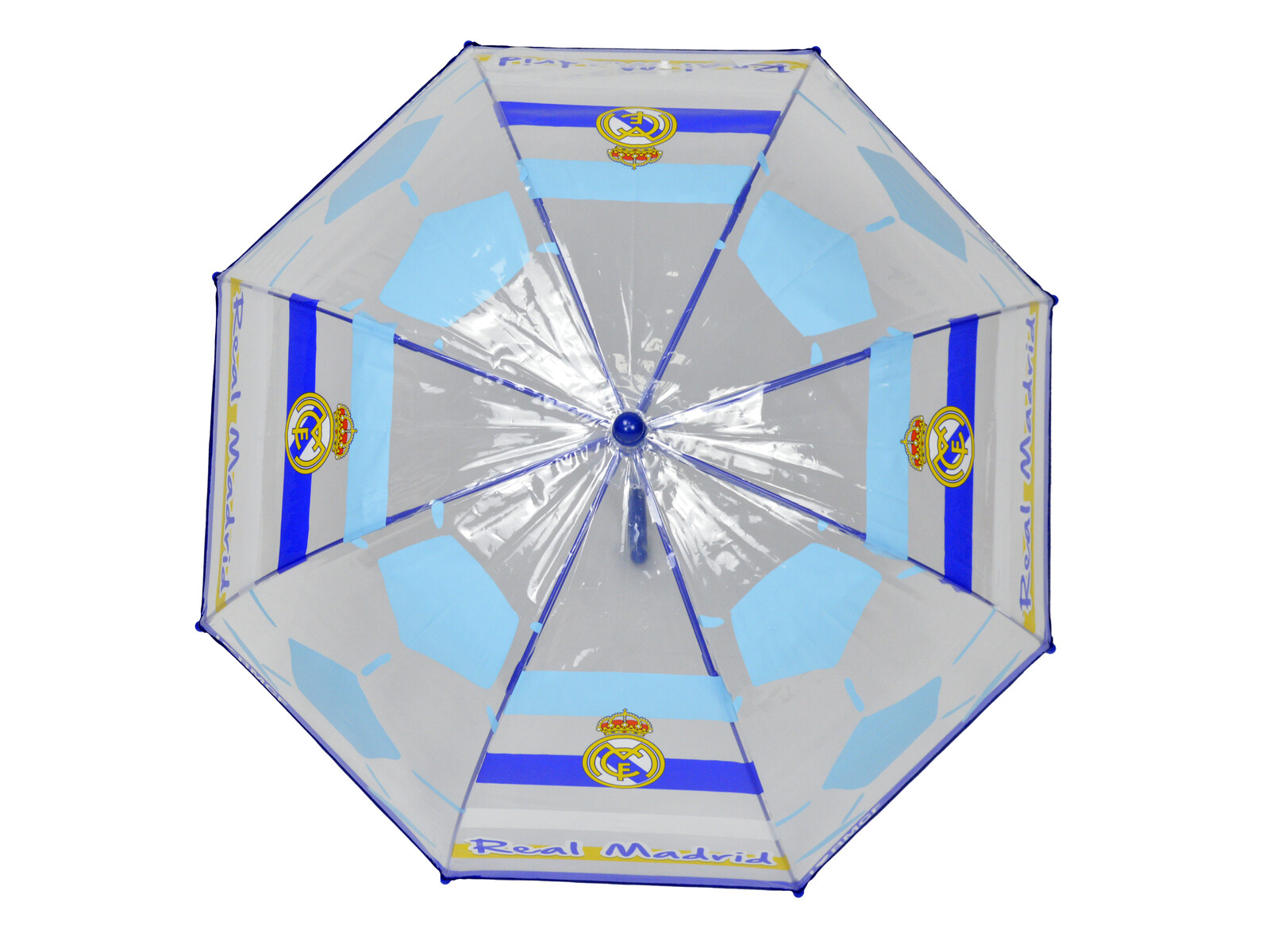 Real Madrid Paraguas Manual Infantil Transp. Burbuja 48 cm