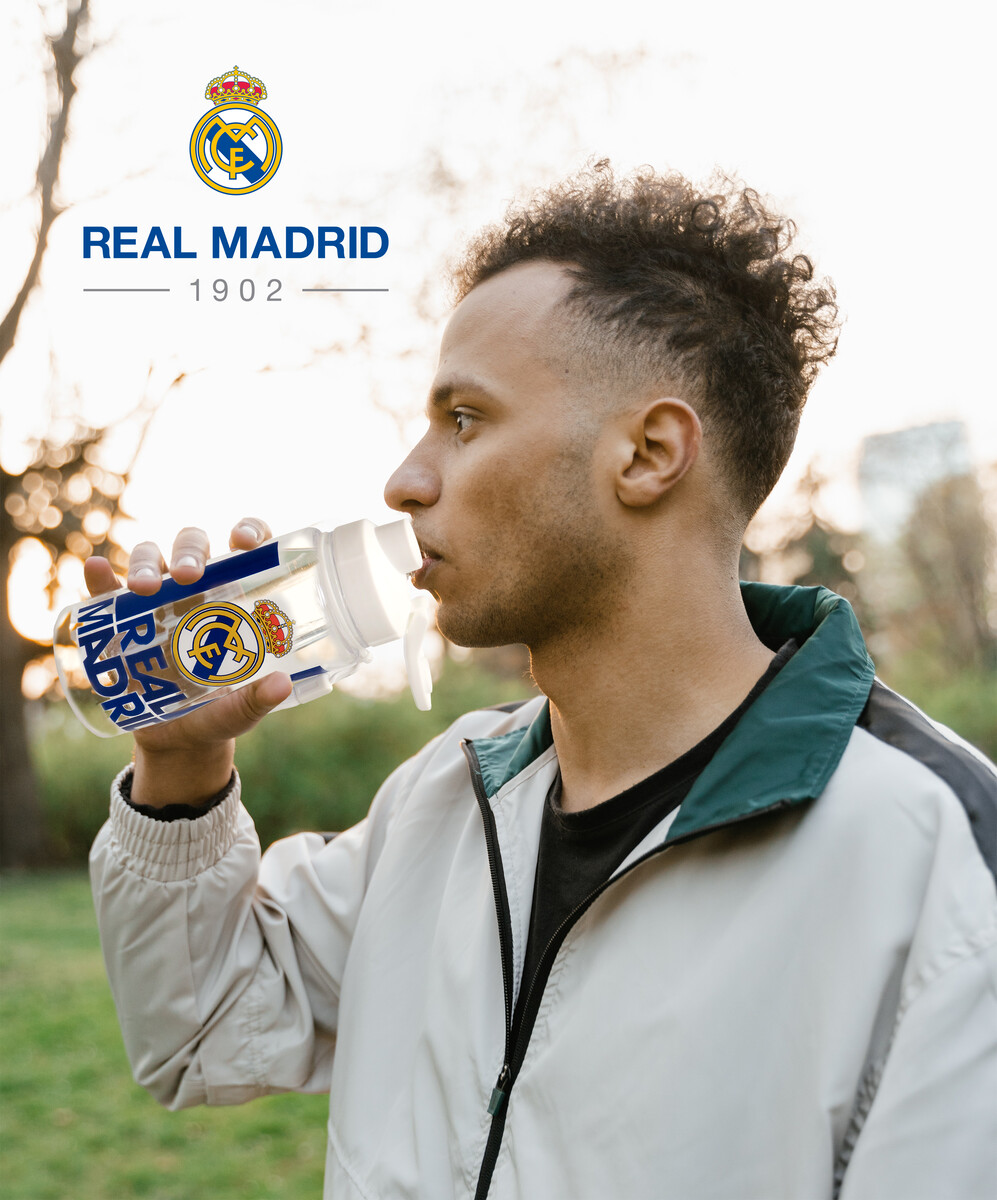 Real Madrid Botella Translúcida 550 ml